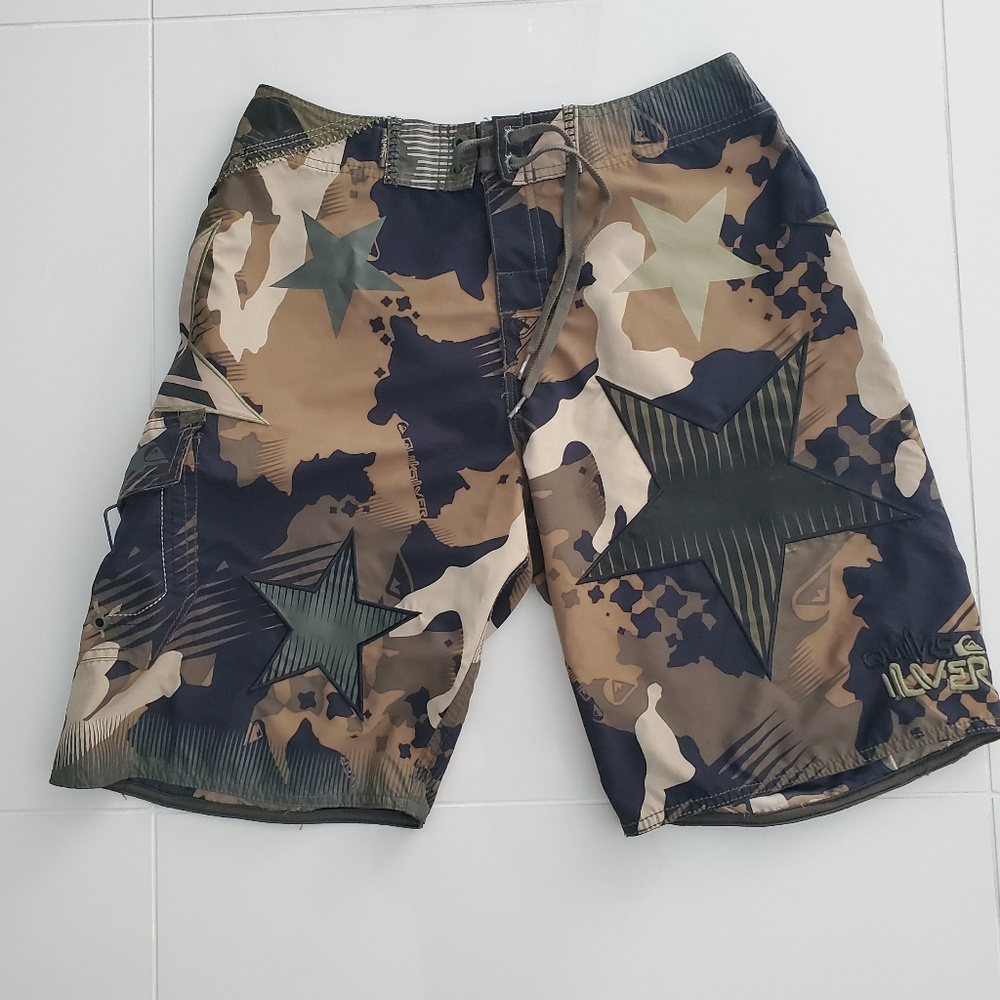 QuickSilver Board Shorts Camo style